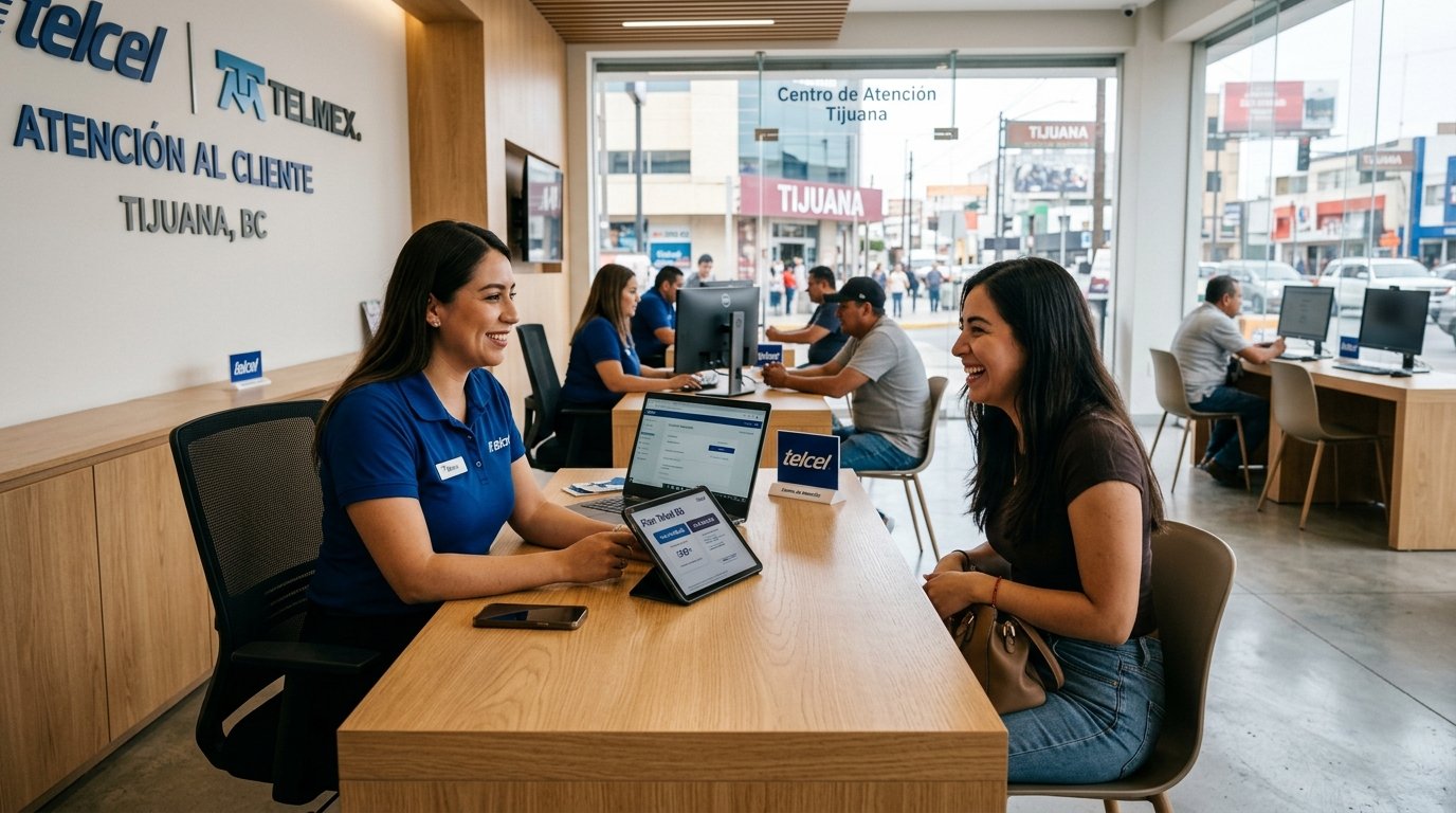 Centro de atención a clientes Telnor en Baja California